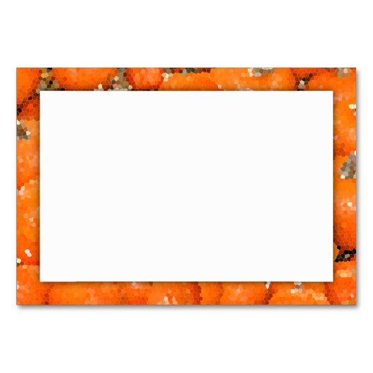 pompoenmozaïek kaart (Achterkant)