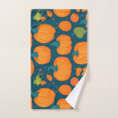Pompoenmozaïek Kleurrijk Gepersonaliseerd Patroon Bad Handdoek (Handdoek)