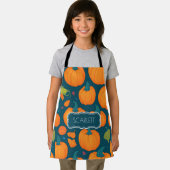 Pompoenmozaïek Kleurrijk Gepersonaliseerd Patroon Schort (Insitu)