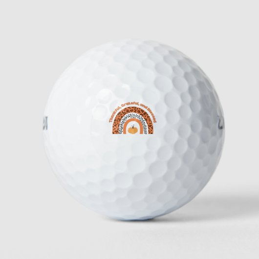 Pompoenontwerp Golfballen (Voorkant)