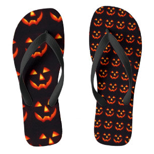 Pompoenontwerp Teenslippers