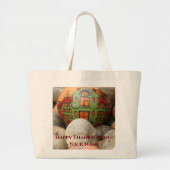 Pompoenoogst Grote Tote Bag (Voorkant)