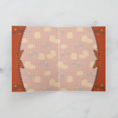 pompoenoogst-Kaart Feestdagen Kaart (Binnen)