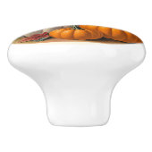 Pompoenoogst keramische knop (Zijkant)