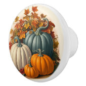 Pompoenoogst keramische knop (Rechts)