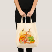 Pompoenoogst op een Canvas tas (1) (Voorkant (product))