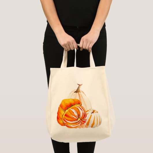 Pompoenoogst op een Canvas tas (2-III) (Voorkant (product))