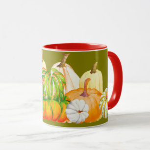 Pompoenoogst op een Combo-Mok (2) Mok