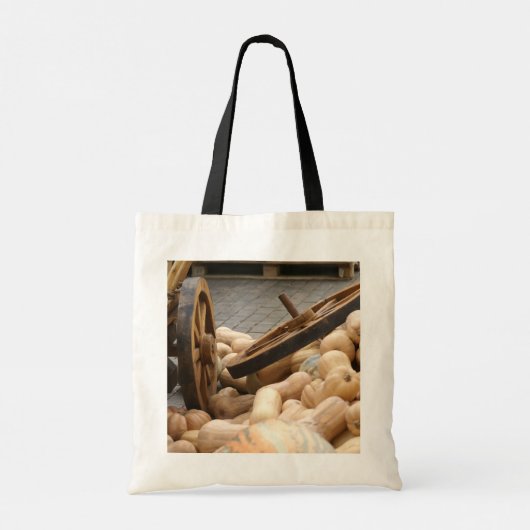 Pompoenoogst Tote Bag (Achterkant)