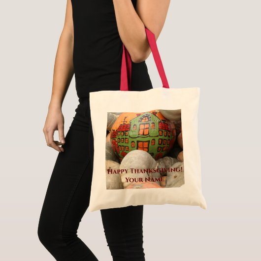 Pompoenoogst Tote Bag (Voorkant (product))