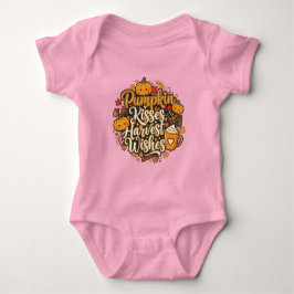 Pompoenoogstshirt Romper