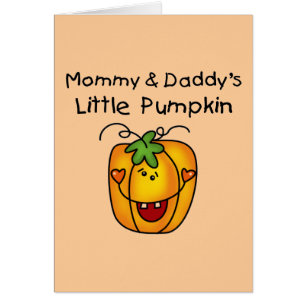 Pompoenoverhemden en -cadeaus van mama en papa