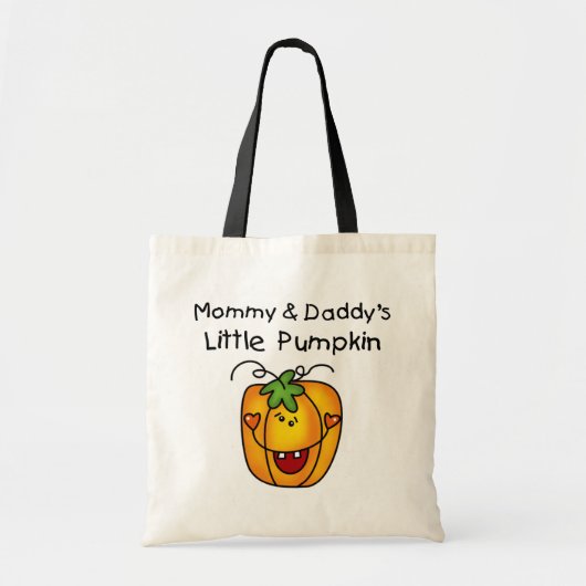 Pompoenoverhemden en -cadeaus van mama en papa tote bag (Voorkant)