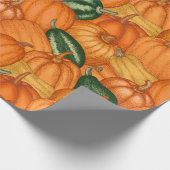 Pompoenpakpapier Cadeaupapier (Hoek)