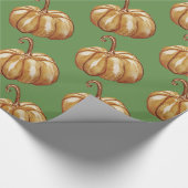 Pompoenpakpapier Cadeaupapier (Hoek)