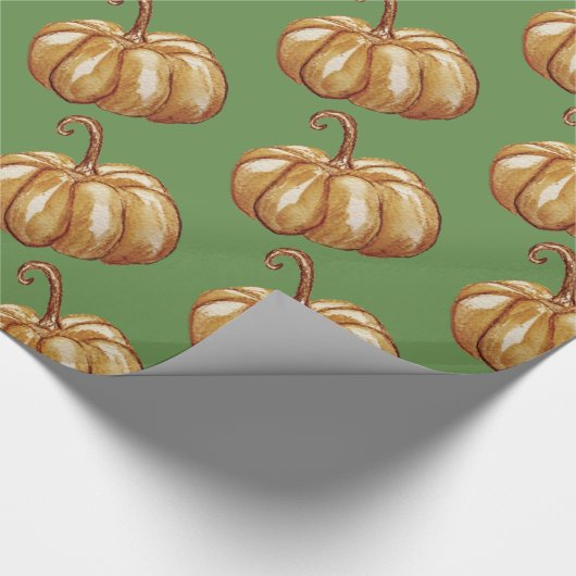 Pompoenpakpapier Cadeaupapier (Hoek)