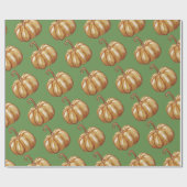 Pompoenpakpapier Cadeaupapier (Vlak)