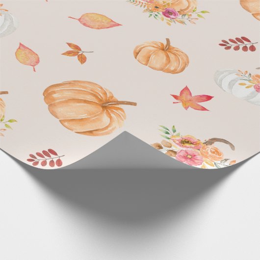 Pompoenpakpapier Cadeaupapier (Hoek)