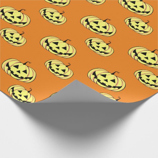 Pompoenpakpapier Cadeaupapier (Hoek)