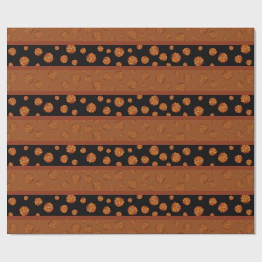 Pompoenpakpapier Cadeaupapier (Vlak)