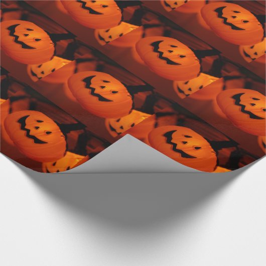 Pompoenpakpapier Cadeaupapier (Hoek)