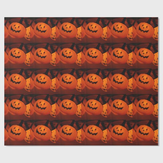 Pompoenpakpapier Cadeaupapier (Vlak)