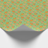 Pompoenpakpapier Cadeaupapier (Hoek)
