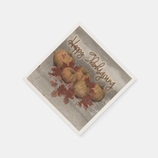  pompoenpapier Napkin Servet (Hoek)