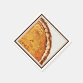  pompoenpapier Napkin Servet (Hoek)