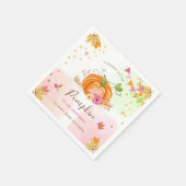 Pompoenpapier Servet Herfst Baby shower Girl Pink (Hoek)