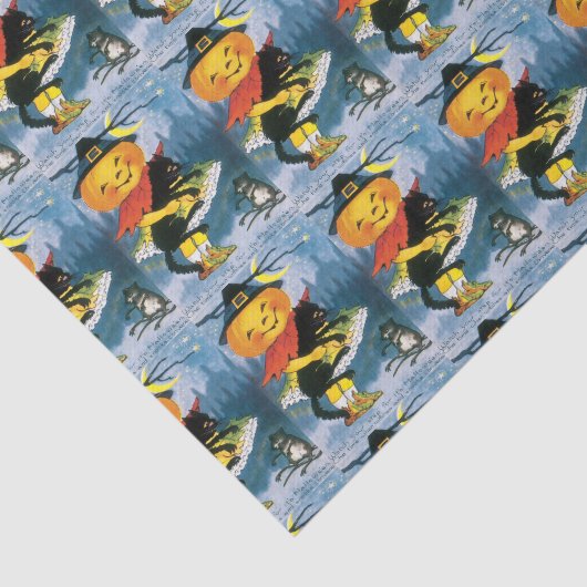 pompoenpapier tissuepapier (Detail)