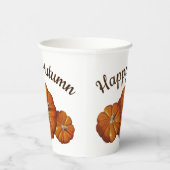 pompoenpapierbeker papieren bekers (Rechts)