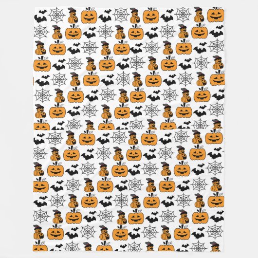 pompoenparade fleece deken (Voorkant)