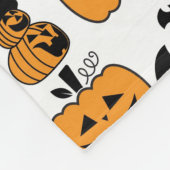 pompoenparade fleece deken (Hoek)