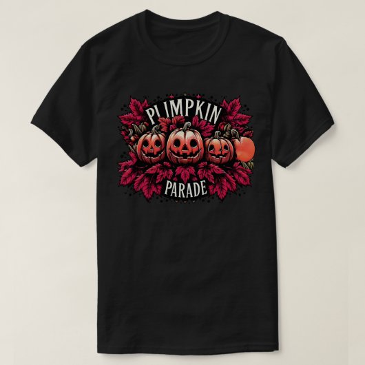 pompoenparade t-shirt (Design voorkant)