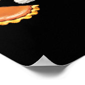 Pompoenpastei Thanksgiving Day Grappige Shirt Poster (Hoek)