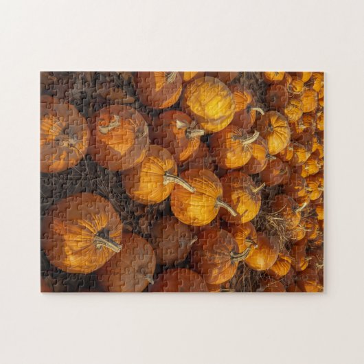 pompoenpatch puzzel legpuzzel (Horizontaal)