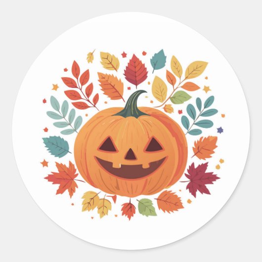 Pompoenpatch Stickers (Voorkant)