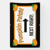 Pompoenpatchpijl Spandoek (Verticaal)
