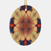 Pompoenpatronen - Herfst kleur - Thanksgiving Gift Keramisch Ornament (Rechts)