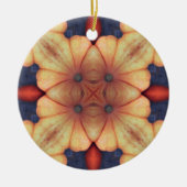 Pompoenpatronen - Herfst kleur - Thanksgiving Gift Keramisch Ornament (Voorkant)