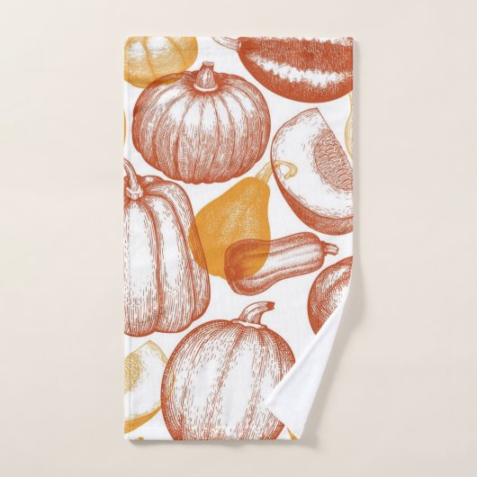 Pompoenpatroon Bad Handdoek (Handdoek)