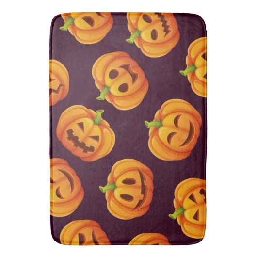 Pompoenpatroon Badmat (Voorkant Verticaal)