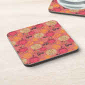 Pompoenpatroon Bier Onderzetter (Linkerzijde)