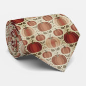 Pompoenpatroon Boho-stijl Stropdas (Opgerold)