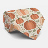 Pompoenpatroon Boho Style Stropdas (Opgerold)