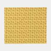 pompoenpatroon fleece deken (Voorkant (Horizontaal))