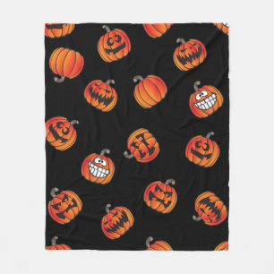 Pompoenpatroon Fleece Deken