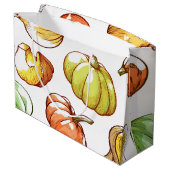 Pompoenpatroon Groot Cadeauzakje (Achterkant Gekanteld)