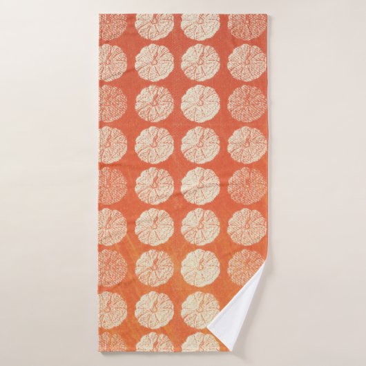 Pompoenpatroon Handdoek (Badhanddoek)